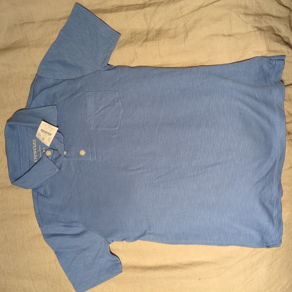 NWT Crewcuts Kids Large Polo Shirt